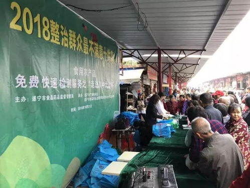 守護舌尖安全，助力消費升級——“食用農(nóng)產(chǎn)品免費快速檢測服務(wù)走進川中大市場”活動成功舉行